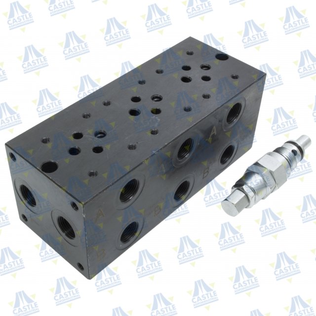PLACA BASE NG6 MONT. SERIE CON LIMITADORA TOMAS LAT. 3 ELEMENTOS (P&T-3/8