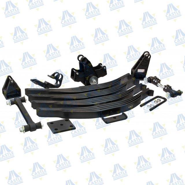 SUSPENSION TANDEM 24t EJE 100/110 DISTANCIA ENTRE EJES 1360 BALLESTA PARABOLICA 4HOJAS 076x25