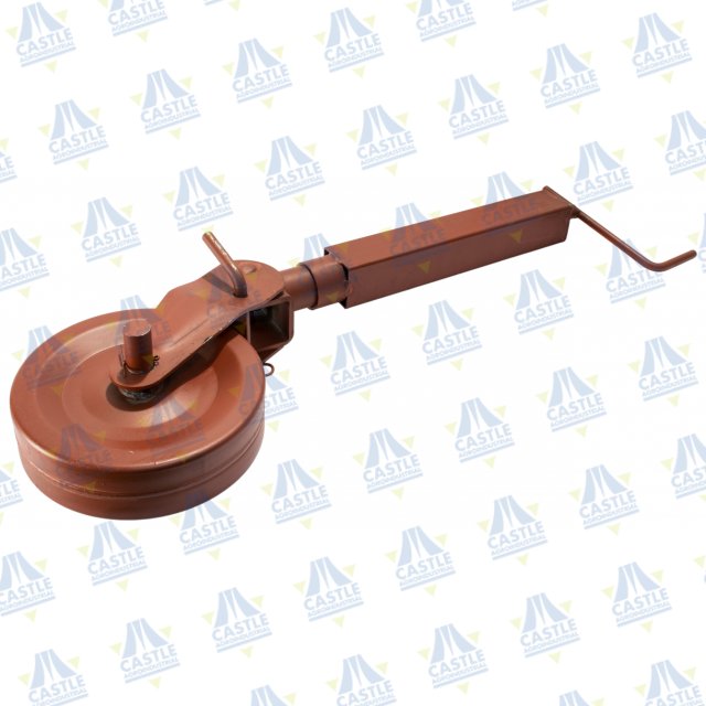 APOYO RUEDA MANIVELA SUPERIOR 60 C-300 RUEDA Ø230x080 T-400 0700kg CON RODAMIENTO
