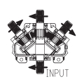GRUPO COMER (9.265.870.00) 120CV 540rpm RATIO [1:1.35] T-25J 4 EJES (4x1"3/4z20)