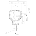 GRUPO COMER (9.124.010.30) 015CV 540rpm RATIO [1:1] L-25A 2 EJES (1"3/8z6 Ø25)