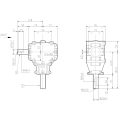 GRUPO COMER (9.124.019.20) 015CV 540rpm RATIO [1:1.9] L-25A 2 EJES (2xØ25)