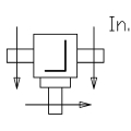 GRUPO COMER (9.124.022.03) 007CV 540rpm RATIO [1:2.78] L-25A 3 EJES (3xØ25)