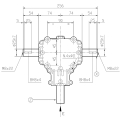 GRUPO COMER (9.124.006.30) 015CV 540rpm RATIO [1:1] L-25A 3 EJES (3xØ25)