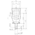 GRUPO COMER (9.124.006.30) 015CV 540rpm RATIO [1:1] L-25A 3 EJES (3xØ25)
