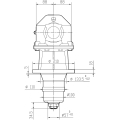 GRUPO COMER (9.132.007.20) 060CV 540rpm RATIO [1:1] LF-32A 2 EJES (1"3/8z6 ESTRIADO)