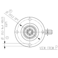 GRUPO COMER (9.140.804.20) 060CV 540rpm RATIO [1:1.93] LF-140J 2 EJES (1"3/8z6 ESTRIADO)
