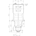 GRUPO COMER (9.149.029.00) 090CV 1000rpm RATIO [1:1] LF-149B 2 EJES (1"3/8z21 ESTRIADO)