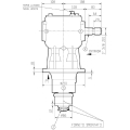 GRUPO COMER (9.149.033.00) 090CV 1000rpm RATIO [1:1] LF-149B 2 EJES (1"3/8z21 ESTRIADO)