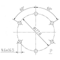 GRUPO COMER (9.149.033.00) 090CV 1000rpm RATIO [1:1] LF-149B 2 EJES (1"3/8z21 ESTRIADO)