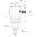 GRUPO COMER (9.125.874.10) 125CV 540rpm RATIO [1:1.77] U125.SRC 2 EJES (1"3/4z20 ESTRIADO)