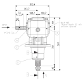 GRUPO COMER (9.227.804.10) 075CV 540rpm RATIO [1:1.83] LF-227J 2 EJES (1"3/8z6 ESTRIADO)