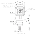 GRUPO COMER (9.227.804.10) 075CV 540rpm RATIO [1:1.83] LF-227J 2 EJES (1"3/8z6 ESTRIADO)