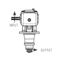 GRUPO COMER (9.227.804.10) 075CV 540rpm RATIO [1:1.83] LF-227J 2 EJES (1"3/8z6 ESTRIADO)