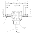 GRUPO COMER (9.259.007.20) 033CV 540rpm RATIO [1:1] T-19A 3 EJES (3x1"3/8z6)