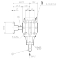 GRUPO COMER (9.262.011.20) 053CV 540rpm RATIO [3:1] T-22F 2 EJES (1"3/8z6 BRIDA Ø150)
