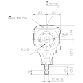 GRUPO COMER (9.262.011.20) 053CV 540rpm RATIO [3:1] T-22F 2 EJES (1"3/8z6 BRIDA Ø150)