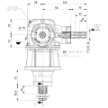 GRUPO COMER (9.266.008.30) 090CV 540rpm RATIO [1:1.84] TF-26A 4 EJES (3x1"3/8z6 ESTRIADO)