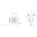 GRUPO COMER (9.266.008.30) 090CV 540rpm RATIO [1:1.84] TF-26A 4 EJES (3x1"3/8z6 ESTRIADO)