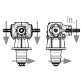 GRUPO COMER (9.266.008.30) 090CV 540rpm RATIO [1:1.84] TF-26A 4 EJES (3x1"3/8z6 ESTRIADO)