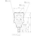 GRUPO COMER (9.267.235.00) 030CV 540rpm RATIO [1:1.92] T-27A 2 EJES (2x1"3/8z6)