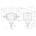 GRUPO COMER (9.269.010.20) 085CV 540rpm RATIO [1:3] T-269B 3 EJES (3x1"3/8z6)