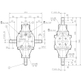GRUPO COMER (9.278.221.10) 075CV 540rpm RATIO [1:1.92] T-278A 4 EJES (4x1"3/8z6)