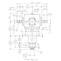 GRUPO COMER (9.285.013.10) 125CV 540rpm RATIO [1:1.86] TF-285A 4 EJES (1"3/4z20 2x1"3/8z21 ESTRIADO)