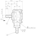 GRUPO COMER (9.304.010.00) 050CV 540rpm RATIO [1:3] T-304A 2 EJES (2x1"3/8z6)