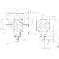 GRUPO COMER (9.304.019.00) 038CV 540rpm RATIO [1:4.5] T-304A 3 EJES (3x1"3/8z6)