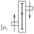 GRUPO COMER (9.603.012.00) 079CV 540rpm RATIO [1:3.8] A-4A 2 EJES (1"3/8z6 Ø35)