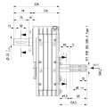 GRUPO COMER (9.603.305.00) 060CV 540rpm RATIO [1:7] A-4A 2 EJES (ESPEC. Ø33) + TAPON