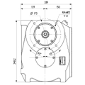 GRUPO COMER (9.603.305.00) 060CV 540rpm RATIO [1:7] A-4A 2 EJES (ESPEC. Ø33) + TAPON