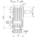 GRUPO COMER (9.603.305.00) 060CV 540rpm RATIO [1:7] A-4A 2 EJES (ESPEC. Ø33) + TAPON
