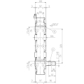 GRUPO COMER (9.615.000.02) 085CV 540rpm RATIO [1:1] A-16A 3 EJES (2xH-1"3/8z6 1"3/8z6)
