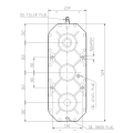 GRUPO COMER (9.615.000.02) 085CV 540rpm RATIO [1:1] A-16A 3 EJES (2xH-1"3/8z6 1"3/8z6)