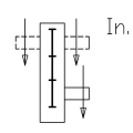 GRUPO COMER (9.615.000.02) 085CV 540rpm RATIO [1:1] A-16A 3 EJES (2xH-1"3/8z6 1"3/8z6)