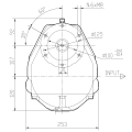 GRUPO COMER (9.624.000.00) 037CV 540rpm RATIO [1:6.9] A-624A 2 EJES (1"3/8z6 ESPEC.)