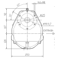 GRUPO COMER (9.624.012.00) 037CV 540rpm RATIO [1:6.9] A-624A 2 EJES (2x1"3/8z6)