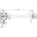 GRUPO COMER (9.261.814.30) 040CV 540rpm RATIO [1.46:1] TLZ-21J 2 EJES (1"3/8z6 MANGON L-0800)