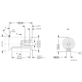 MOTOR WHITE OMR-200 COD:151-6005 EJE Ø32mm TOMAS LATERALES B4T