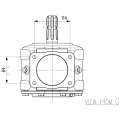 GRUPO COMER (9.312.737.10) 062CV 540rpm RATIO [1:3] T-312A 2 EJES (2x1"3/8z6) RUEDA LIBRE