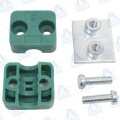 ABRAZADERA SIMPLE SERIE LIGERA MOD. PS POLIPROPILENO TUBO Ø12mm GRUPO C2 Pi.Effe.Ci.