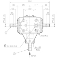 GRUPO COMER (9.269.219.10) 100CV 540rpm RATIO [1:1] T-269B 3 EJES (1"3/4z6 2x1"3/8z6)