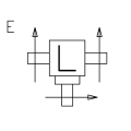 GRUPO COMER (9.312.714.20) 104CV 1000rpm RATIO [1:1.6] T-312A 3 EJES (2x1"3/8z6 Ø33 )