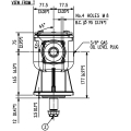 GRUPO COMER (9.211.802.10) 020CV 540rpm RATIO [1:2.83] LF-211J 2 EJES (1"3/8z6 ESTRIADO)