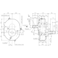 GRUPO COMER (9.602.005.10) 010CV 540rpm RATIO [5:1] A-3A 2 EJES (Ø28 1"3/8z6)