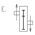 GRUPO COMER (9.602.005.10) 010CV 540rpm RATIO [5:1] A-3A 2 EJES (Ø28 1"3/8z6)