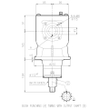 GRUPO COMER (9.199.000.20) 045CV 540rpm RATIO [1:3] LF-199A 3 EJES (H-HEX.Ø41 H-HEX.Ø41 ESTRIADO)