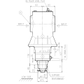 GRUPO COMER (9.199.000.20) 045CV 540rpm RATIO [1:3] LF-199A 3 EJES (H-HEX.Ø41 H-HEX.Ø41 ESTRIADO)